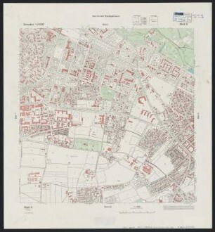 6 : Gemarkungen Dresden Altstadt, Strehlen, Räcknitz, Zschertnitz, Mockritz, Kleinpestitz, Leubnitz-Neuostra, 1968 : 6 : Gemarkungen Dresden Altstadt, Strehlen, Räcknitz, Zschertnitz, Mockritz, Kleinpestitz, Leubnitz-Neuostra. - 21. Aufl. - [Dresden] : Stadtvermessungsamt , 1968. - 1 Kt. : mehrfarb.