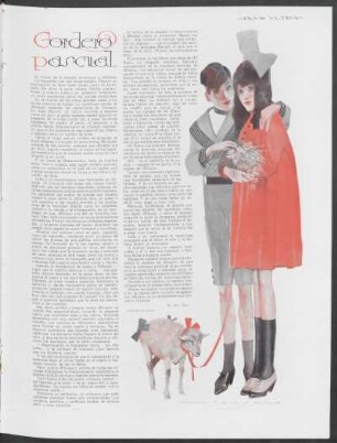 Cordero pascual : Gouache de Alonso
