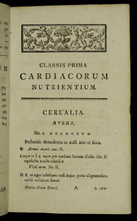 [Formulae Materiae Medicae.]