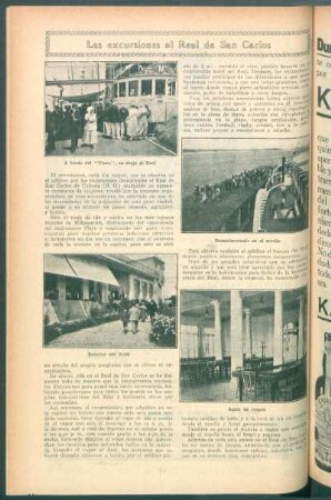 Las excursiones al Real de San Carlos