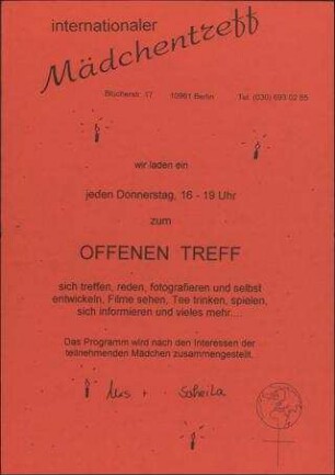 Internationaler Mädchentreff