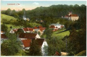 Liebstadt. Blick auf Liebstadt mit Schloss Kuckuckstein