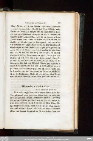Schleiermacher an Henriette Herz. Stolpe, den 26sten Januar 1803.