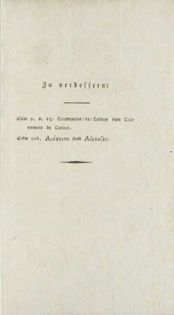 Zu verbessern