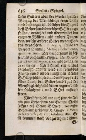 656-659, Vierdtens soll uns auch seyn ein Antrib zum Gehorsamb ...