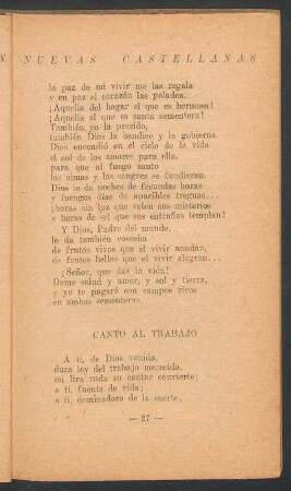 Canto al trabajo