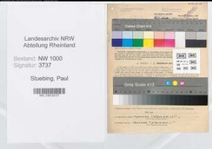 Entnazifizierung Paul Stuebing, geb. 14.09.1902 (Postbauinspektor)