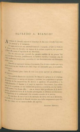 Alfredo A. Bianchi