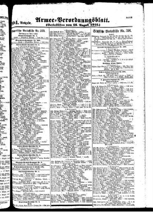 1104.Ausgabe. Mittwoch, 16. August 1916