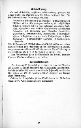 Arbeitskleidung.