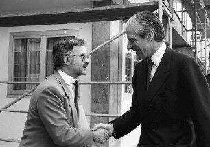 Freiburg im Breisgau: Walther Leisler Kiep (CDU) im Colombi-Hotel
