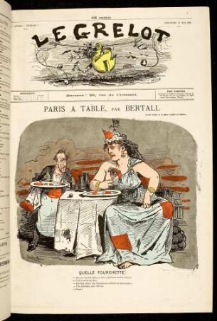 Paris a table, par Bertall Quand rien ne va au moins l'appétit va toujours
