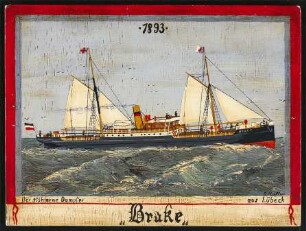 Fracht- und Passagierdampfer BRAKE