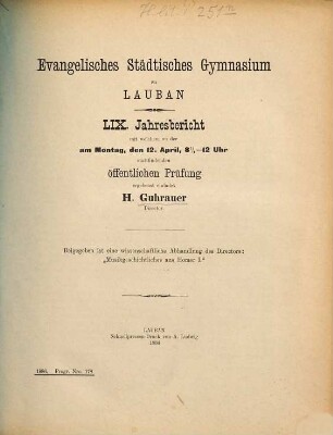 Jahresbericht. 1885/86 = 59