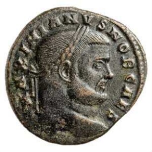 Münze, Follis, 302 - 303 n. Chr.