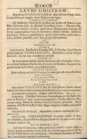 Latus sinistrum.