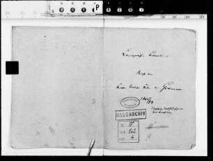 Briefe des Friedrich Melchior Grimm an Landgräfin Karoline Henriette