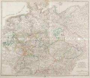 Carte réduite de la Carte Génerale d'Allemagne