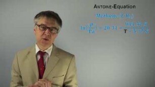 Calculation the boiling point diagram of the ideal two-component system methan ethane (RAOULT DALTON)