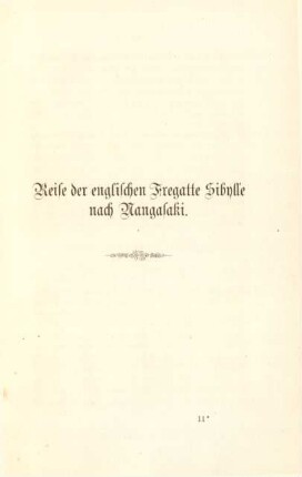 Reise der englischen Fregatte Sibylle nach Nangasaki