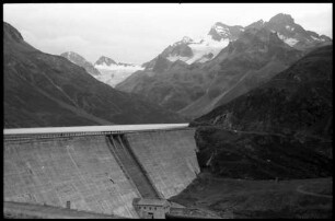 Silvrettasee: Staumauer
