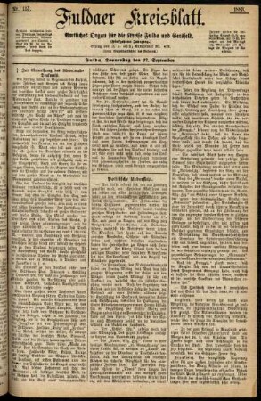 Ausgabe vom Donnerstag, den 27. September 1883.