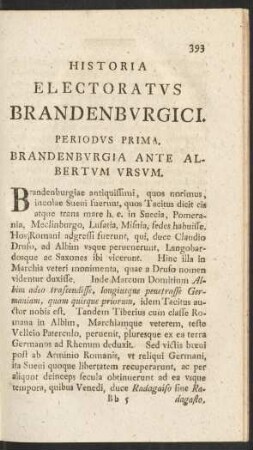 Historia Electoratus Brandenburgici