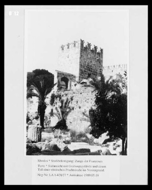 Stadtbefestigung: Zunge der Franzosen — Wehrturm