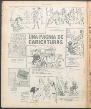 Una página de caricaturas [Caricaturas]