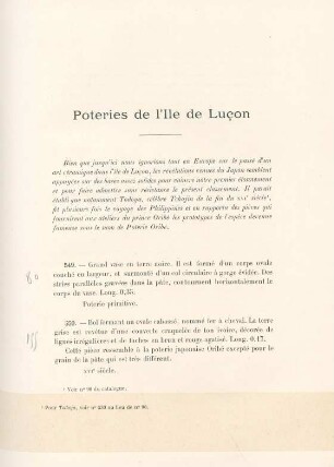 Poteries de l'Île de Lucon