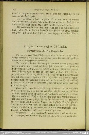 Sechsundzwanzigster Abschnitt. Die Anfertigung der Handlungsbücher