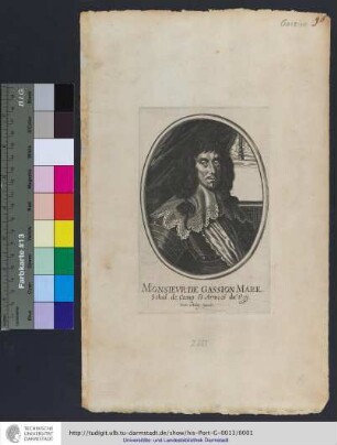 Monsievr De Gassion Mareschal de Camp & Armees du Roy / Peter Aubry excudit
