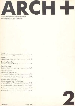 Heft 2: Kybernetik, Systemtheorie