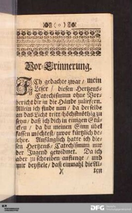 Vor-Erinnerung.