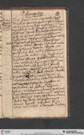 Diarium 1771