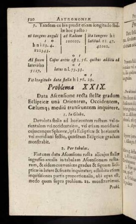 520-531, Praxis et Usus, Probl. Spaerica III, Problema XXIX-XXXVII