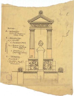 Pfann, Paul; Aschaffenburg; Ludwigsbrunnen - Ansicht