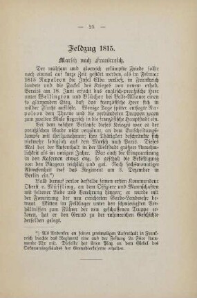 Feldzug 1815