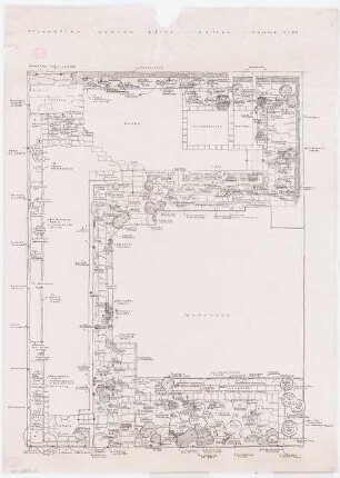 Garten Bäthe, Dessau: Pflanzplan 1:50