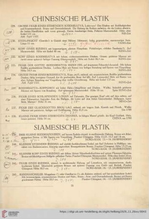 Siamesische Plastik (Nr. 239-285a)