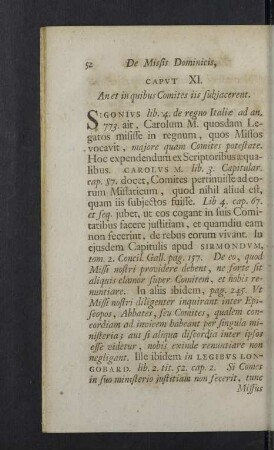 Caput XI. - XVIII.