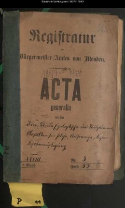 Irre, Blinde, Epileptiker und Taubstumme - generalia -