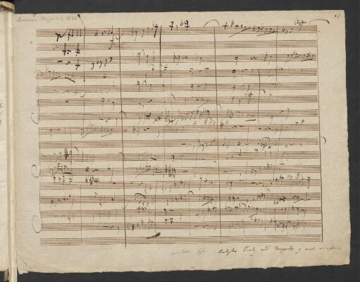 Sinfonien. Skizzen; LvBWV op. 67; KinB 67; LvBWV WoO 134; KinB WoO 134; KV 550/4