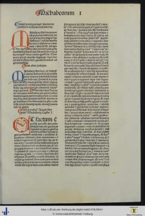 Prologi beati hieronymi presbyteri in libros machabeorum