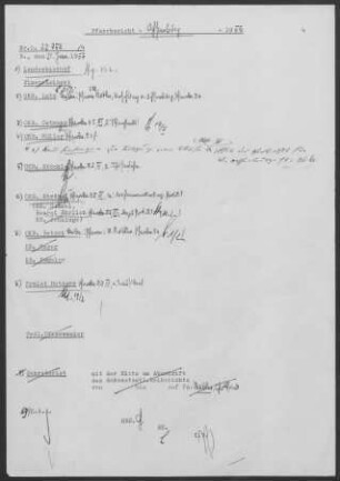 Ochsenburg: Visitationsbericht mit Pfarrbericht 1956