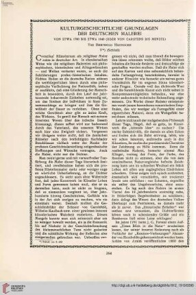 28: Kulturgeschichtliche Grundlagen des deutschen Malerei, [5] : von etwa 1780 bis etwa 1840 (oder von Carstens bis Menzel)