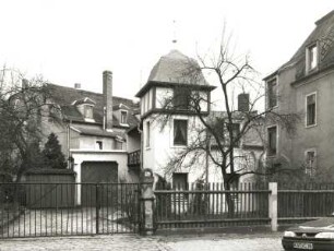 Dresden-Trachau, Wilder-Mann-Straße 54. Wohnhaus (1.H.19.Jh.). Straßenansicht