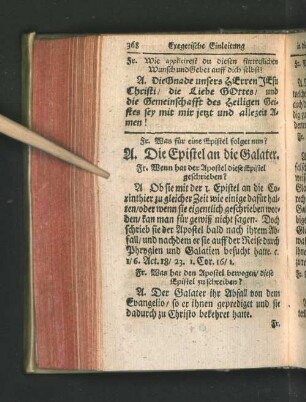 Die Epistel An die Galater.