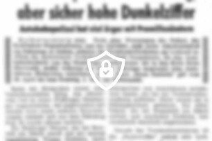 Zehn Blutproben waren fällig, aber sicher hohe Dunkelziffer