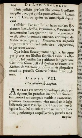 Caput VIII. - Caput XI.